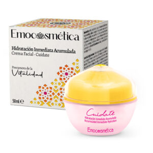 Crema facial natural hidratación inmediata acumulada