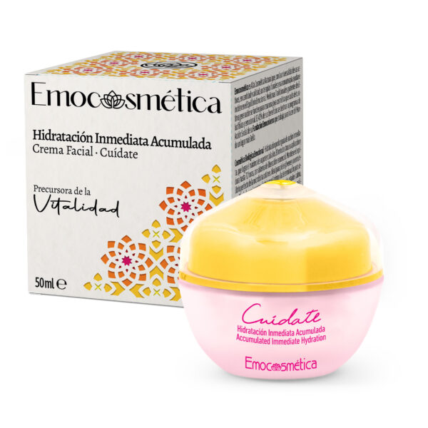 Crema facial natural hidratación inmediata acumulada