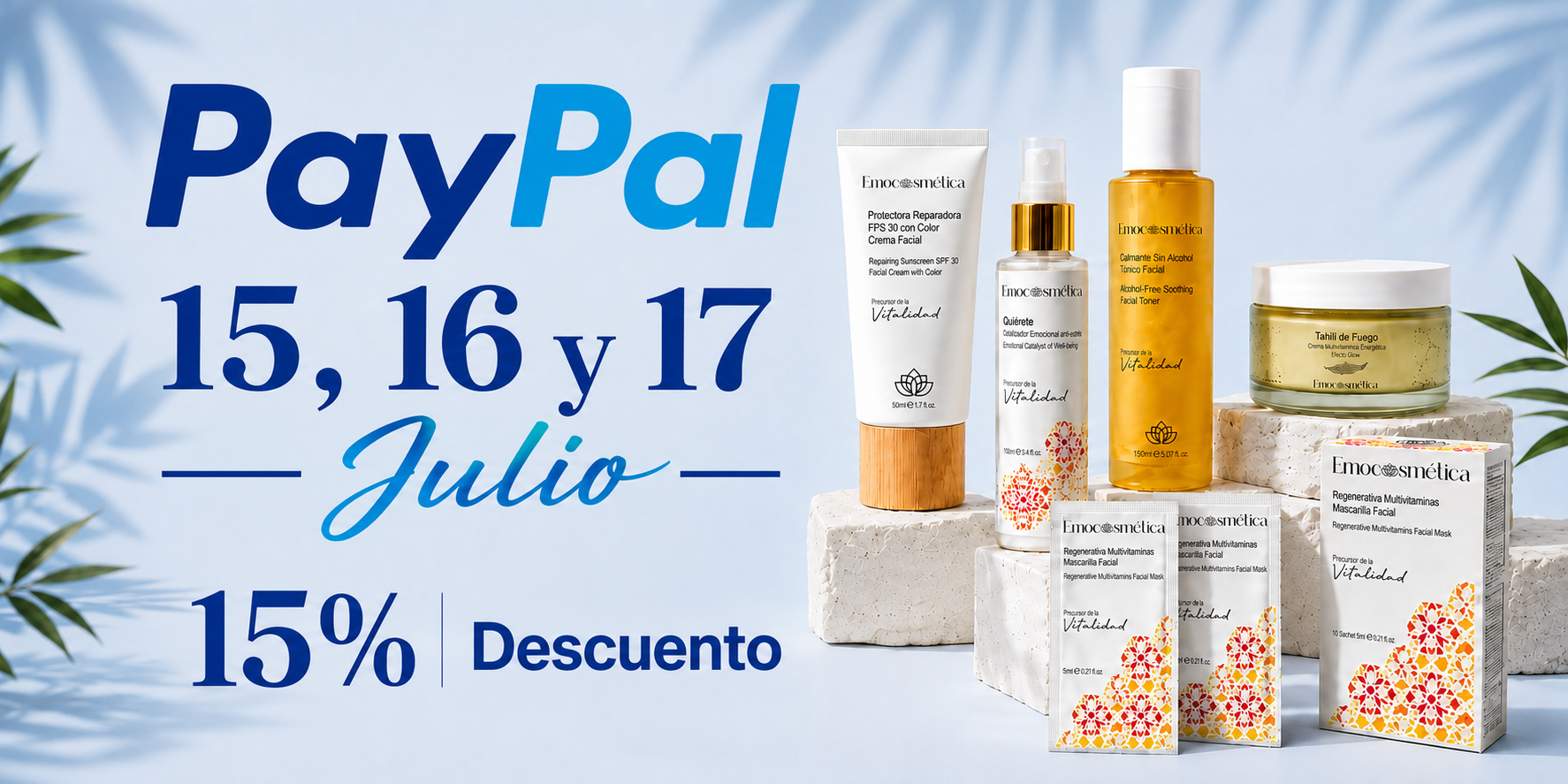 promoción paypal emocosmetica