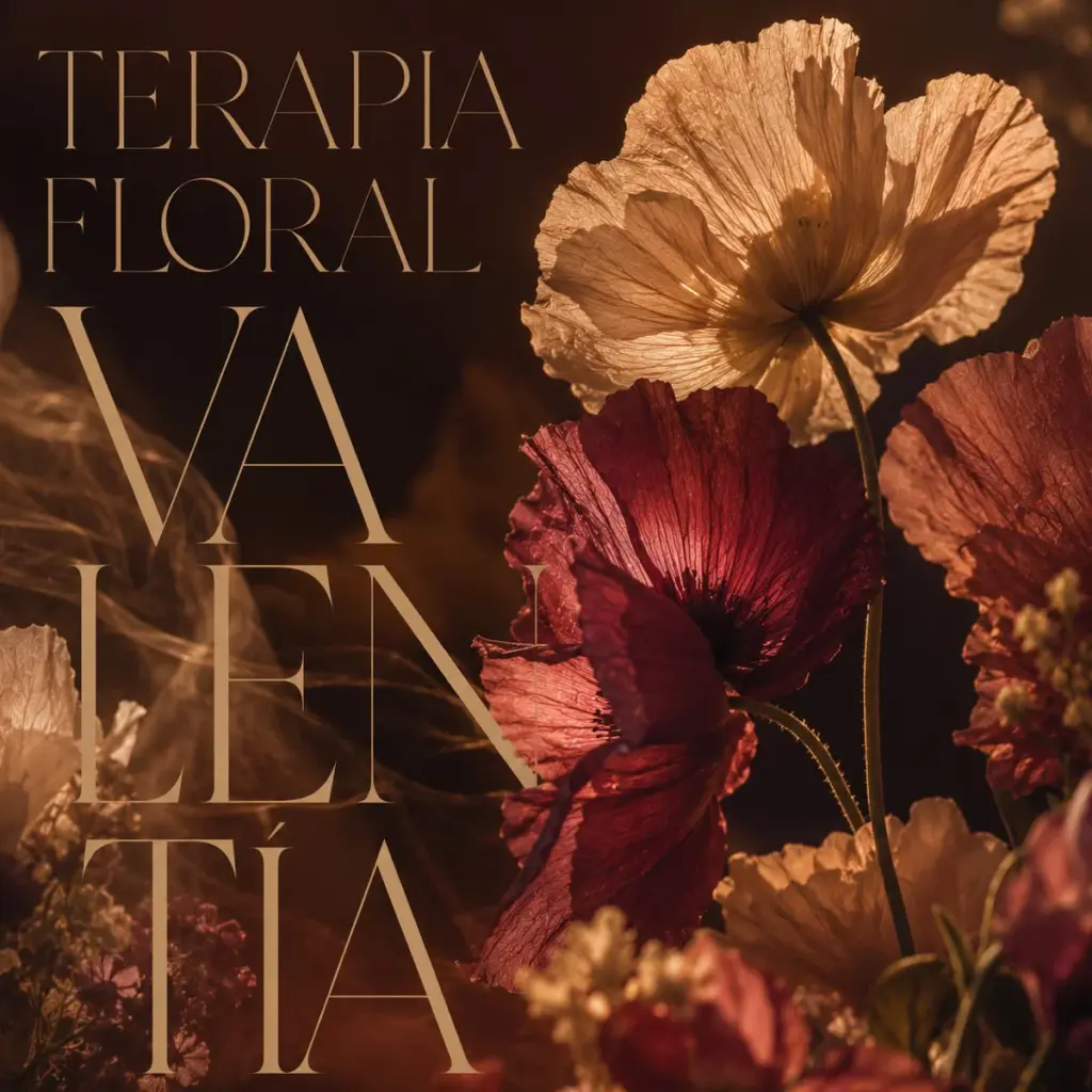 Flores utilizadas para representar terapia floral y equilibrio emocional