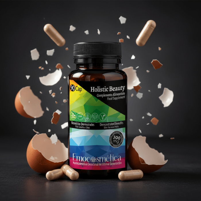 Holistic beauty complemento alimenticio natural colágeno
